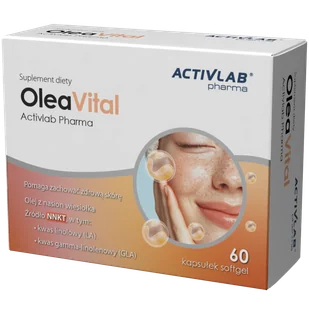 Activlab Pharma OleaVital, 60 kapsułek - Włosy, skóra, paznokcie Activlab Pharma OleaVital, 60 kapsułek - Włosy, skóra, paznokcie - miniaturka - grafika 1