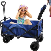 Taczki - wózek ogrodowy, plażowy, składany, transportowy do 100KG - miniaturka - grafika 1