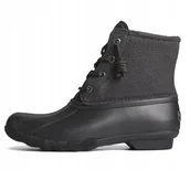Botki damskie - Sperry STS88108, damskie buty wodoodporne, rozmiar 39, czarne - miniaturka - grafika 1