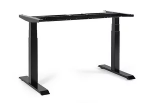 Stelaż do biurka Fighter Single Desk - Stelaż Regulowany W Zakresie 100-180 cm - Czarny - Biurka - miniaturka - grafika 1