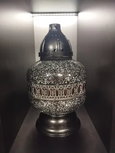 Znicz Lampion Karafa Urna Ilumini Srebrna - Lampiony i znicze - miniaturka - grafika 1