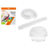 Folia, papier śniadaniowy, serwetki - Elastyczne pokrywki na żywność 50 sztuk - miniaturka - grafika 1