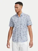 Koszule męskie - Blend Koszula 20717064 Niebieski Regular Fit - miniaturka - grafika 1