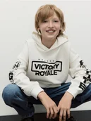 Bluzy dla chłopców - Reserved - Bluza z nadrukiem Fortnite - biały - miniaturka - grafika 1