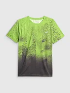 Koszulki sportowe męskie - 4F Koszulka do biegania szybkoschnąca męska - zielona XL - miniaturka - grafika 1