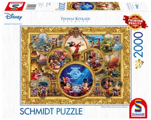Puzzle Thomas Kinkade Myszka Miki &amp; Minnie (Disney) 2000 elementów - Puzzle - miniaturka - grafika 2