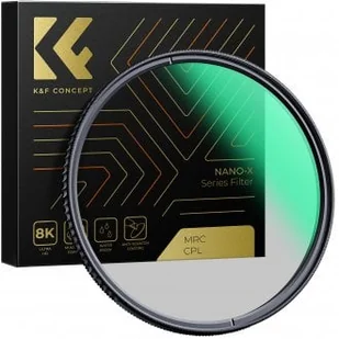 Filtr polaryzacyjny kołowy K&F Concept Nano-X MRC CPL - 49 mm - Filtry fotograficzne - miniaturka - grafika 1