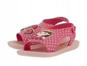 Buty dla dziewczynek - Ipanema Sandałki Dziecięce Różowe Z Wzorem Księżniczki 17-18 J1A - miniaturka - grafika 1