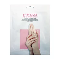 Kremy i maski do rąk - Holika Holika, Baby Silky Hand Mask Sheet, Regenerująco-nawilżająca maseczka do rąk w formie bawełnianych rękawiczek, 15ml - miniaturka - grafika 1