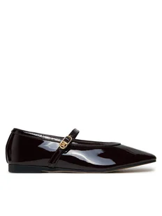 Tommy Hilfiger Baleriny FW0FW08577 Bordowy - Baleriny - miniaturka - grafika 1