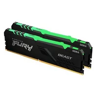 Pamięci RAM - Kingston Fury Beast RGB DDR4 32 GB 2666MHz CL16 KF426C16BBAK2/32 KF426C16BBAK2/32 - miniaturka - grafika 1