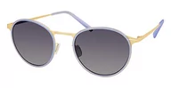 Okulary przeciwsłoneczne - MODO & ECO Damskie okulary przeciwsłoneczne 684, fioletowe/szare, 48, fioletowy/szary - miniaturka - grafika 1
