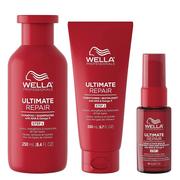 Zestawy kosmetyków damskich - Wella Ultimate Repair, zestaw: szampon + odżywka + serum Miracle - miniaturka - grafika 1