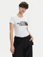 Koszulki i topy damskie - The North Face T-Shirt Easy NF0A87N6 Biały Regular Fit - miniaturka - grafika 1