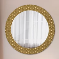 Lustra - Lustro dekoracyjne okrągłe Deco vintage - miniaturka - grafika 1