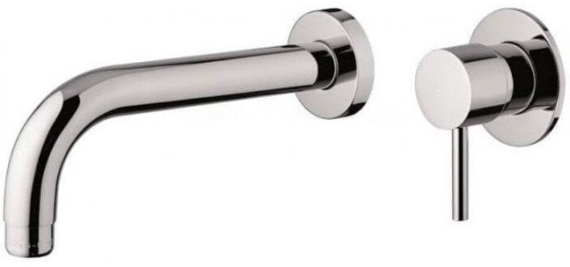 Wall-mounted washbasin mixer Flexdoccia Matrix 33310.05.2CR+00400.05.2CR, chrome