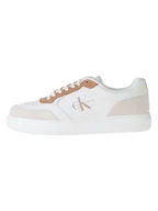 Trampki męskie - Calvin Klein Skórzane sneakersy w kolorze białym - miniaturka - grafika 1