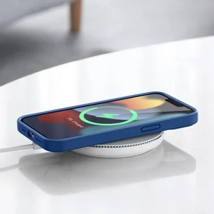 Ugreen Protective Silicone Case gumowe elastyczne silikonowe etui pokrowiec iPhone 13 niebieski - Etui i futerały do telefonów - miniaturka - grafika 8