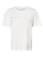 Koszulki i topy damskie - Vila - T-shirt damski  VISybil Love, biały - miniaturka - grafika 1
