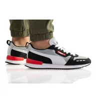 Buty sportowe męskie - Buty Puma R78 M 37311766 białe czarne - miniaturka - grafika 1
