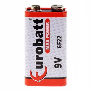Eurobatt Bateria 6F22 9V pop.R9 1238 - Baterie i akcesoria - miniaturka - grafika 1