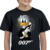 Moda i Uroda OUTLET - 140 KOSZULKA KACZOR DONALD BOND 007 3196 CZARNA - miniaturka - grafika 1