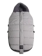 Akcesoria do wózków - Kaiser Naturfellprodukte Śpiworek termiczny "Mila" w kolorze jasnoszarym - 105 x 48 cm - miniaturka - grafika 1