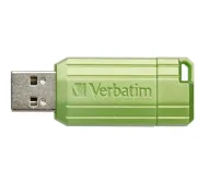 Pendrive - Verbatim PinStripe 64GB USB 2.0 Zielony 49964 - miniaturka - grafika 1