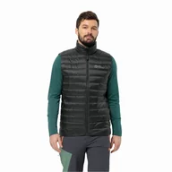 Kamizelki męskie - Męska kamizelka puchowa Jack Wolfskin PILVI DOWN VEST M black - S - miniaturka - grafika 1