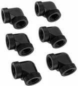Chłodzenie wodne - RAIJINTEK Pelias D160906 16mm 90 Grad Adapter - 6-Pack czarny - miniaturka - grafika 1
