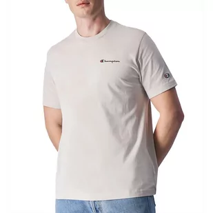 Koszulka Champion Crewneck 219214-ES057 - beżowa - Koszulki sportowe męskie - miniaturka - grafika 1