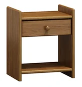 Szafki nocne - Szafka nocna sosnowa WIKI dąb - miniaturka - grafika 1