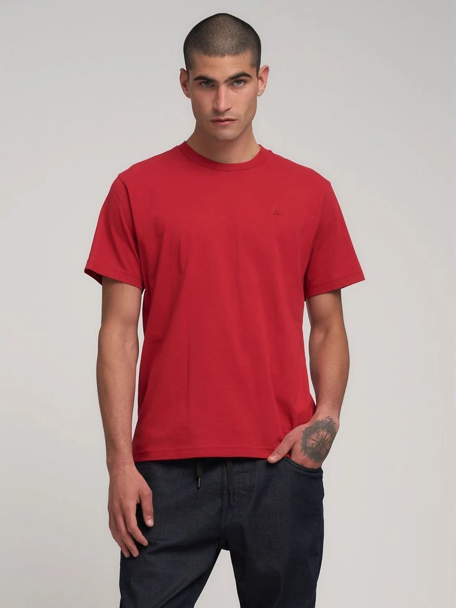 t-shirt mężczyzna replay m3015.2660 055 red