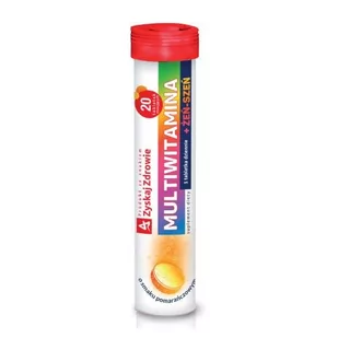 ZYSKAJ ZDROWIE SP. Z O.O. ZYSKAJ ZDROWIE SP Z O.O ZYSKAJ ZDROWIE MULTIWITAMINA + ŻEŃ-SZEŃ 20 tabl musujących 3315161 - Witaminy i minerały - miniaturka - grafika 1