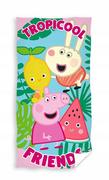 Okrycia kąpielowe dla dzieci - Ręcznik kąpielowy Świnka Pepa Tropikalna impreza, 70 x 140 cm - miniaturka - grafika 1