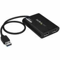 Kable USB - Kabel Micro USB Startech USB32DP24K60 Czarny - miniaturka - grafika 1