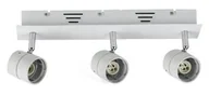 Lampy ścienne - v-tac Oprawa Kinkiet Listwa V-TAC 3xGU10 Biała VT-790 - miniaturka - grafika 1