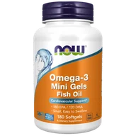 Witaminy i minerały - Now Foods Foods FOODS Omega-3 mini gels 180 kaps. NW377 - miniaturka - grafika 1