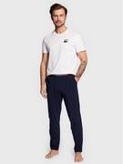 Piżamy męskie - Lacoste Spodnie piżamowe 3H3461 Granatowy Relaxed Fit - miniaturka - grafika 1