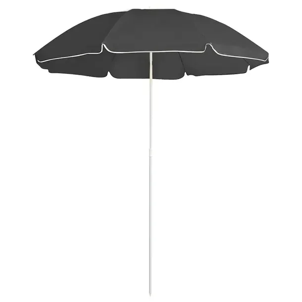 Modny parasol ogrodowy antracytowy 176,5 x 200 cm, regulacja wysokości