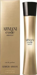 Giorgio Armani Code Absolu Woda perfumowana 75ml - Wody i perfumy damskie - miniaturka - grafika 1