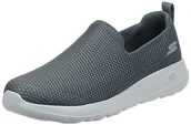 Buty trekkingowe męskie - Skechers Męskie buty trekkingowe Go Max-Athletic Air Mesh wsuwane buty sportowe, Szary węgiel drzewny - 48.5 EU - miniaturka - grafika 1