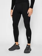 Spodnie sportowe damskie - Reebok Legginsy GT3224 Czarny Compressive Fit - miniaturka - grafika 1