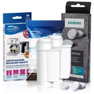 Akcesoria i części do ekspresów do kawy - Zestaw Siemens, Filtr Aqualogis AL-Inte 2szt, Siemens Tabletki TZ80001, Decalc 6szt - miniaturka - grafika 1