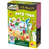 Gry planszowe - Zestaw gier LISCIANI Carotina cię nauczy Pory roku 304-PL102389 - miniaturka - grafika 1