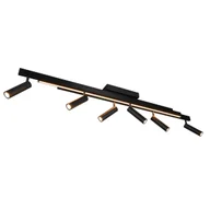Lampy sufitowe - Metalowa lampa sufitowa ZENO 648310732 Trio LED 18W+33W 2700-6500K tubki czarna - miniaturka - grafika 1