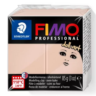Staedtler Masa plastyczna termoutwardzalna Professional Doll art., różana transparentna, 85g - Masy plastyczne - miniaturka - grafika 1