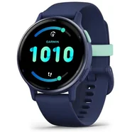 Zegarek Garmin 010-02862-12 Vivoactive 5 w kolorze Navy z kopertą w kolorze Navy i silikonowym paskiem