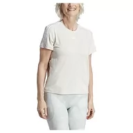 Koszulki i topy damskie - adidas Damska koszulka Aeroready Train Essentials z 3 paskami, Orbit szary/biały, M - miniaturka - grafika 1