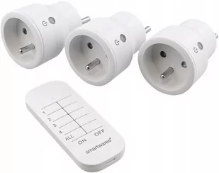 GNIAZDKO ELEKTRYCZNE ZDALNIE STEROWANE PILOT 3 SZT - Gniazdka elektryczne GNIAZDKO ELEKTRYCZNE ZDALNIE STEROWANE PILOT 3 SZT - Gniazdka elektryczne - miniaturka - grafika 1